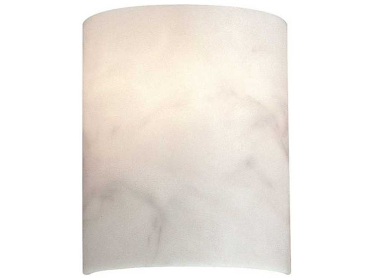 Metropolitan 1-Light White Glass Wall Sconce