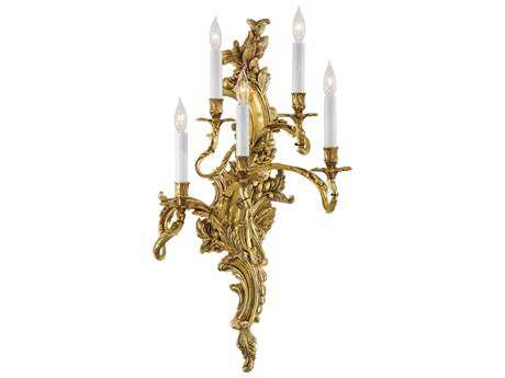 Metropolitan Aged French Gold Wall Sconce