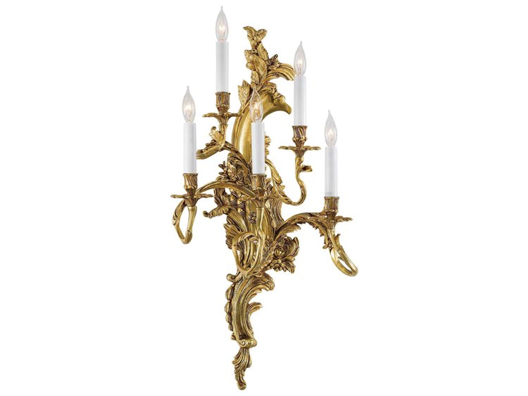 Metropolitan Aged French Gold Wall Sconce