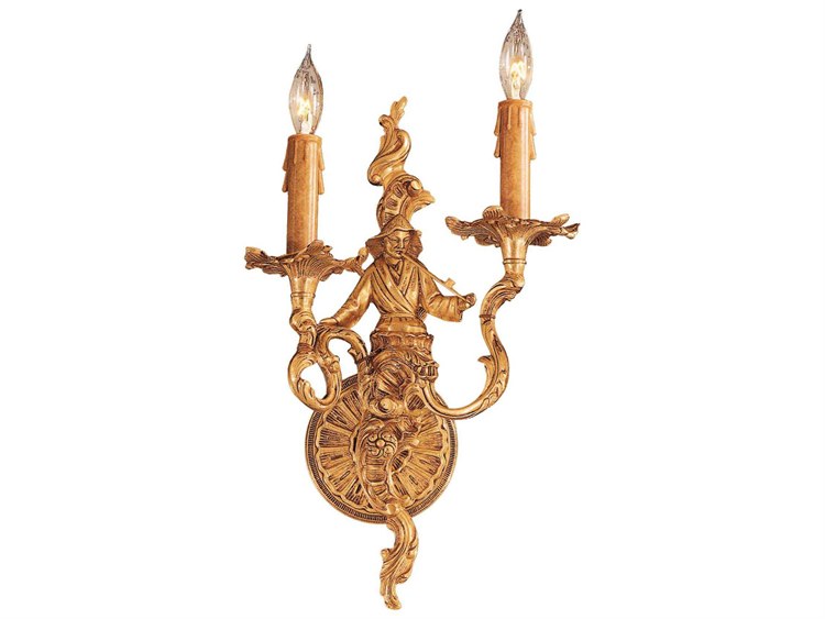 Metropolitan French Gold Wall Sconce