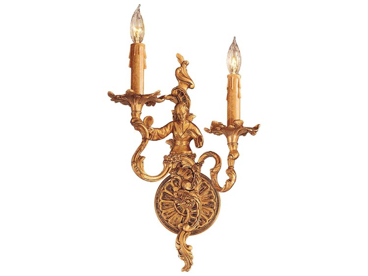 Metropolitan French Gold Wall Sconce