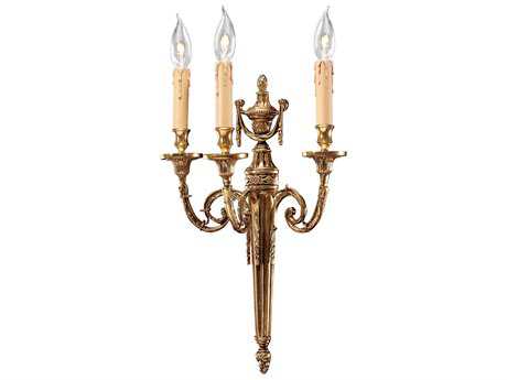 Metropolitan French Gold Wall Sconce