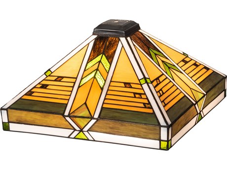 Meyda Abilene Sunflower / Green 17" Shade