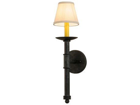 Meyda Amada 1-Light Grey Black Wall Sconce