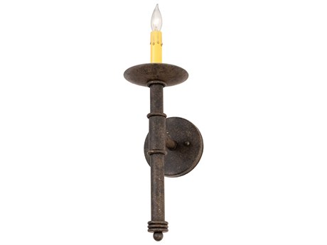 Meyda Amada 1-Light Antiquity Black Wall Sconce