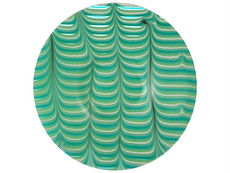 Meyda Metro Fusion A Day At The Beach Glass Plate