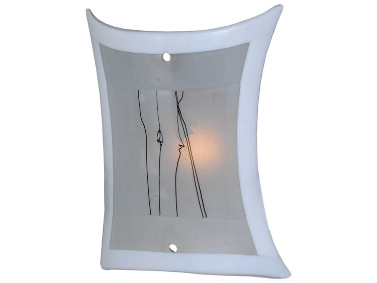 Meyda Metro Fusion Twigs Clear Glass Panel
