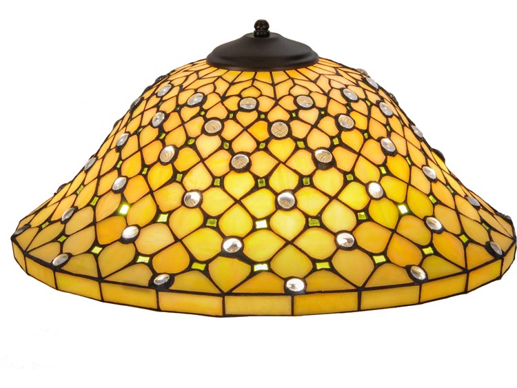 Meyda Diamond & Jewel Yellow Recurve Shade