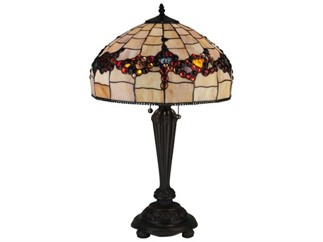 Meyda Concord Bronze Tiffany Table Lamp