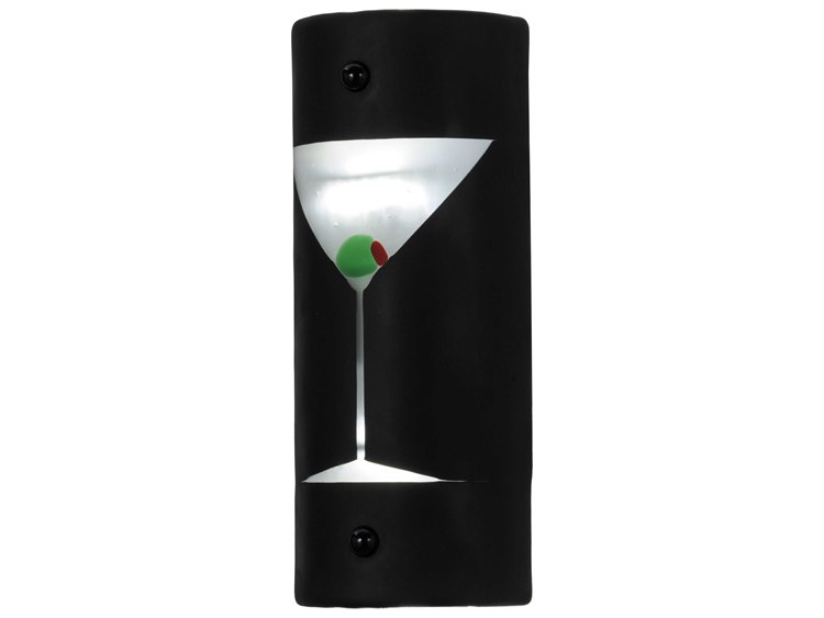 Meyda Metro Fusion 2-Light Black LED Wall Sconce