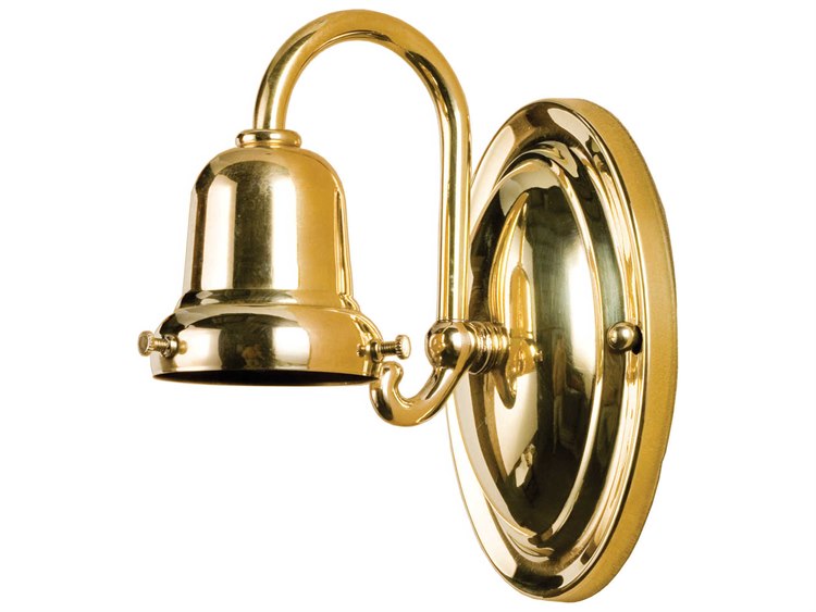 Meyda Arts & Crafts 1-Light Gold Wall Sconce