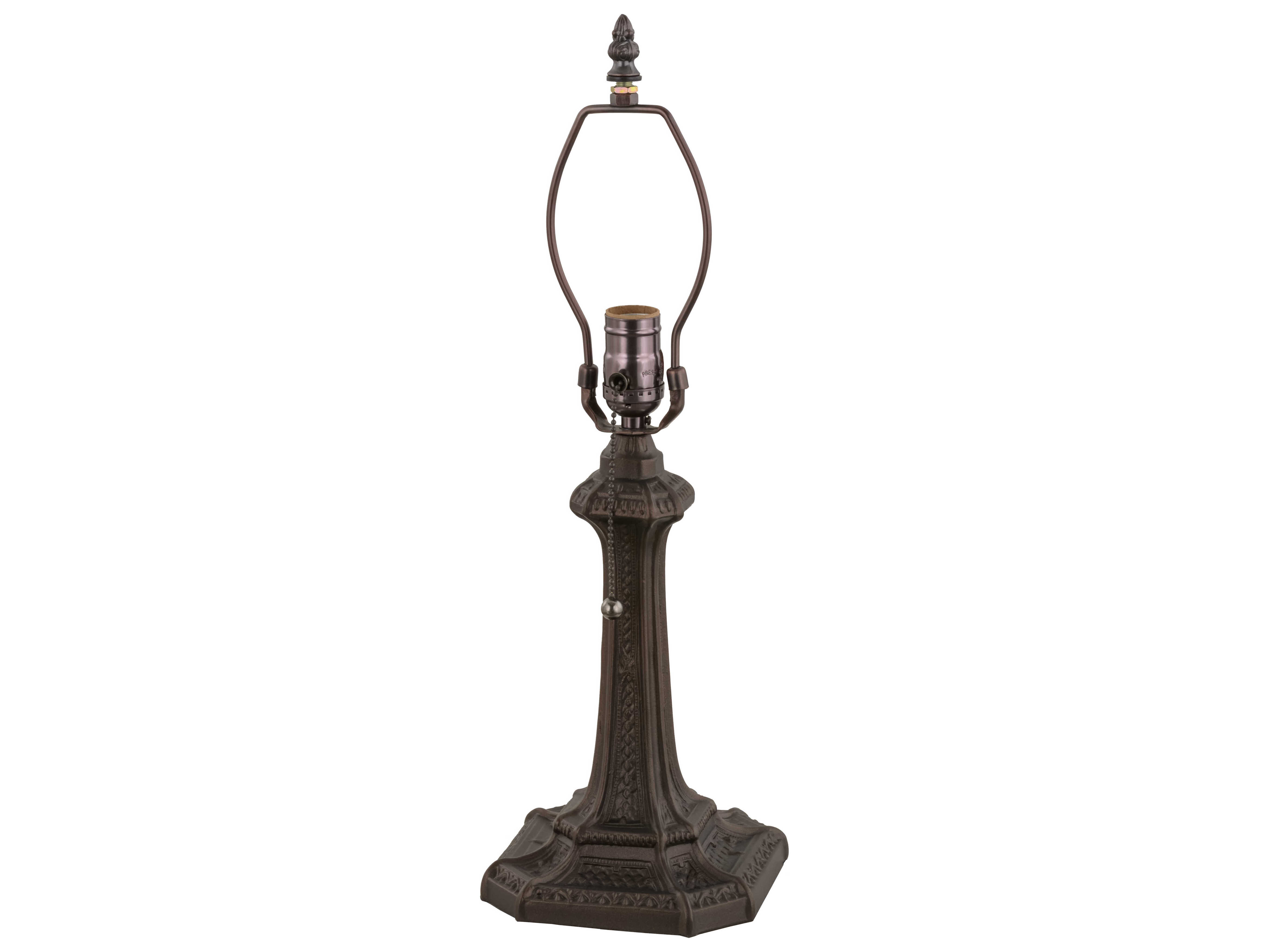 Meyda Gothic Bronze Table Lamp, Black Gothic Table Lamps