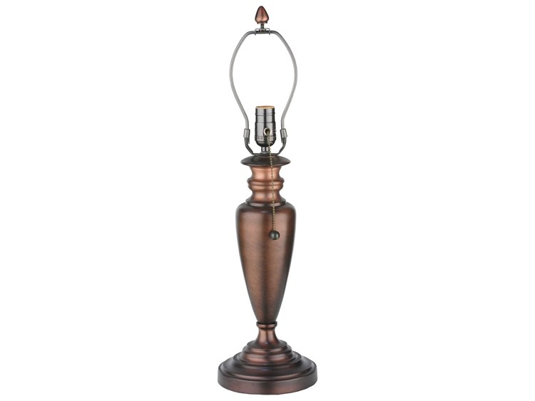 Meyda Van Erp Spun Antique Nickel Table Lamp Base