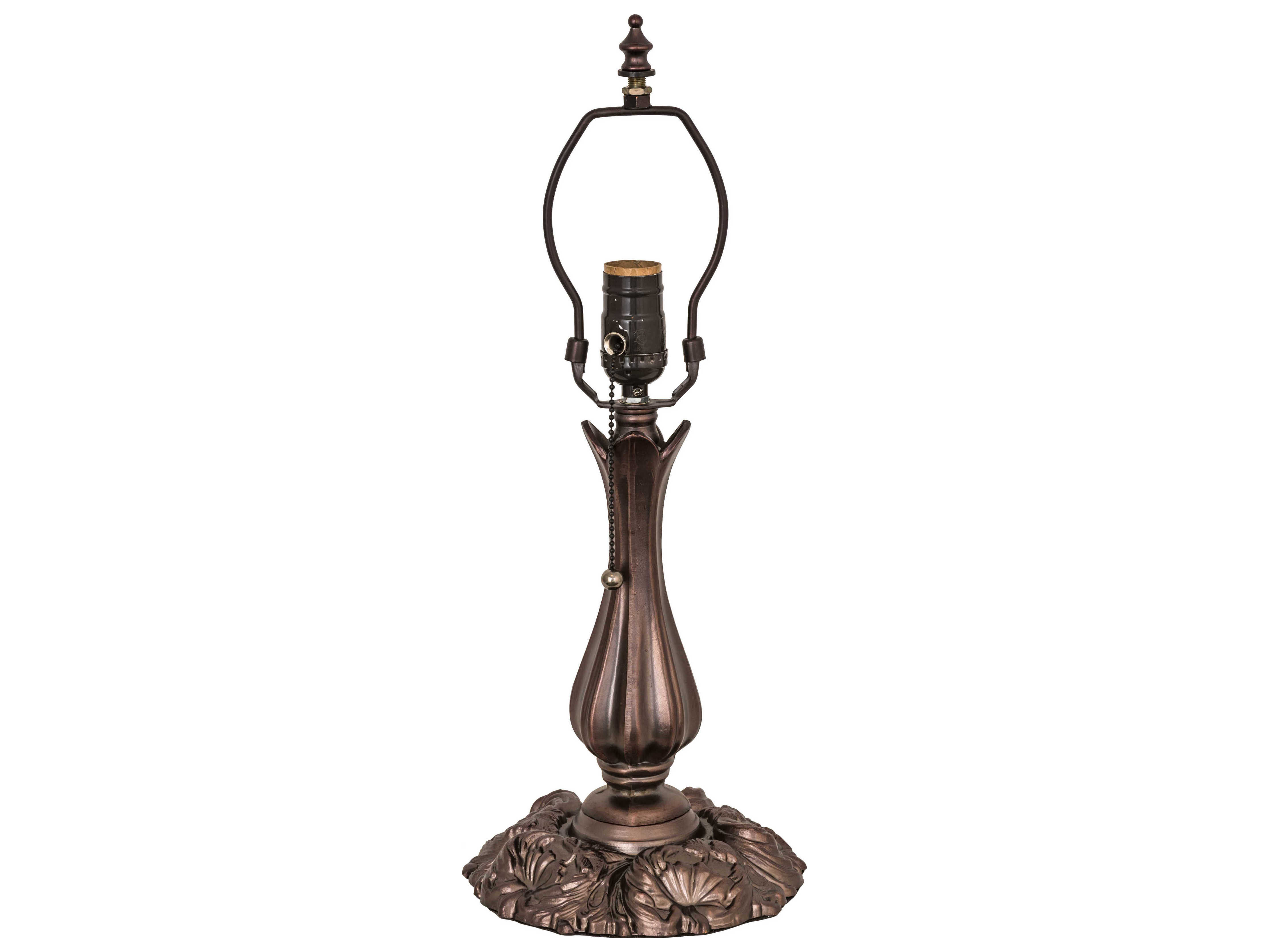 Meyda Tiffany Fluted Ivy Table Lamp Base | MY23923