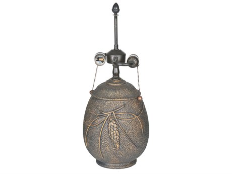 Meyda Hammered Pinecone Table Lamp Base