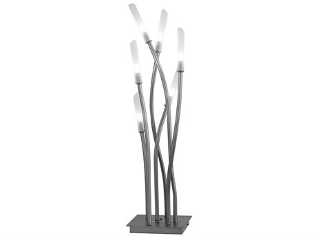 Meyda Glass LED Nickel Buffet Lamp