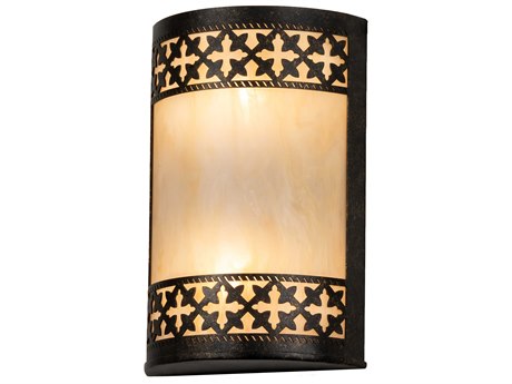 Meyda Cardiff 2-Light Bronze Wall Sconce