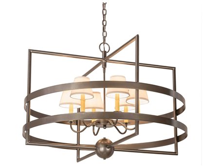 Meyda Aldari 6-Light Bronze Chandelier