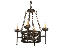 Meyda Jenna 5-Light Cajun Spice Brown Empire Chandelier