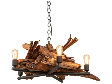 Meyda 5-Light Black Chandelier