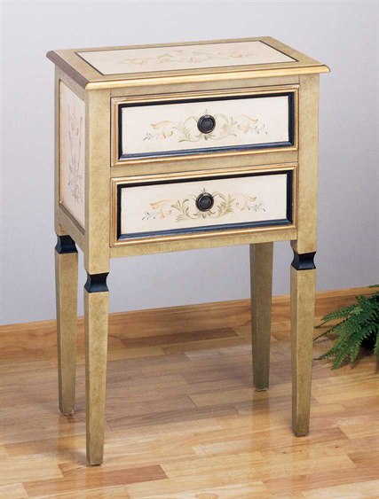 Meyda Contemporary Rectangular Wood End Table