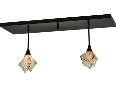 Meyda Metro Fusion 2-Light Black Island Pendant