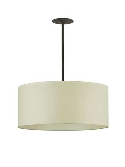 Meyda Contemporary 6-Light Bronze Drum Pendant