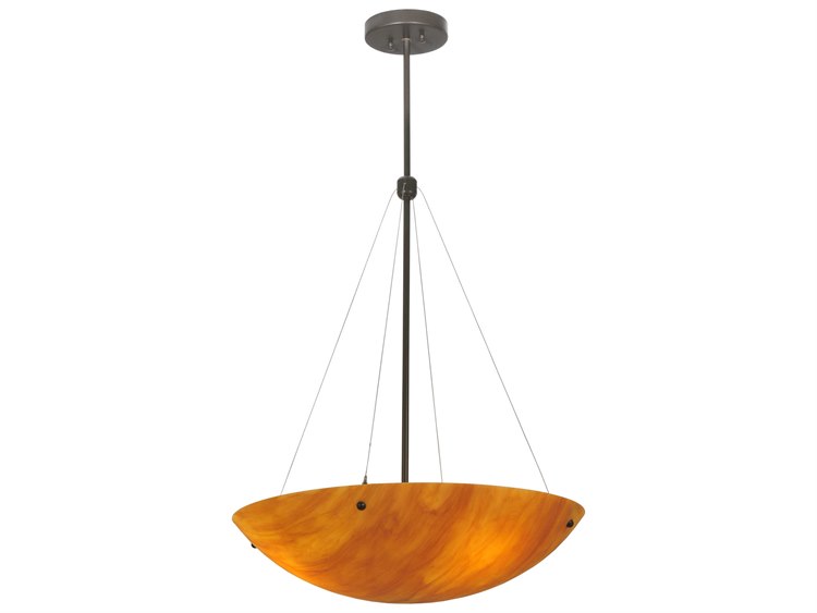 Meyda Cypola 3-Light Bronze Bowl Pendant