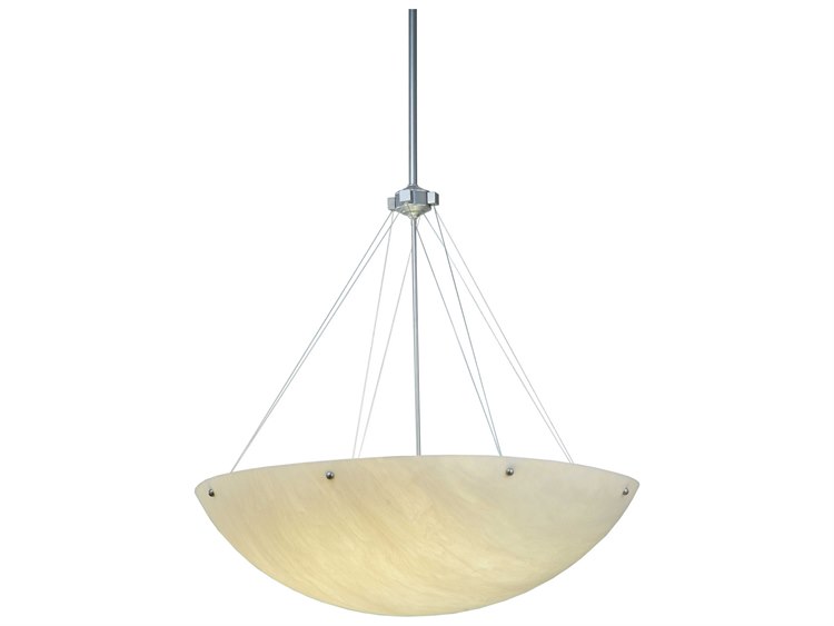Meyda Cypola 8-Light Nickel Bowl Pendant