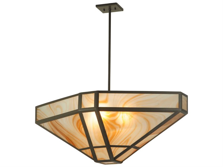Meyda Contemporary 4-Light Bronze Pendant