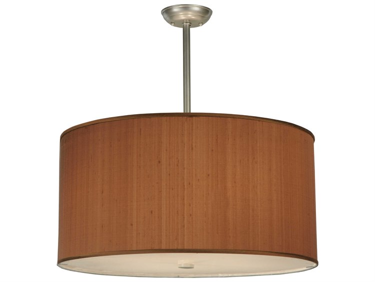 Meyda Contemporary 4-Light Gray Drum Pendant