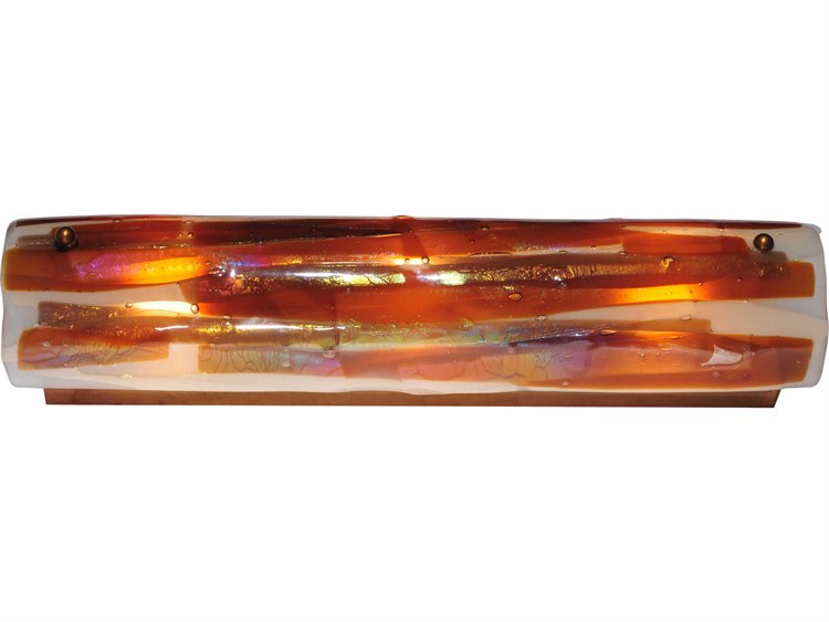 Meyda Metro Fusion 3-Light Copper Vanity Light