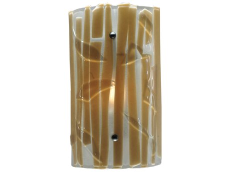 Meyda Metro Fusion 15" Tall 1-Light Nickel Wall Sconce