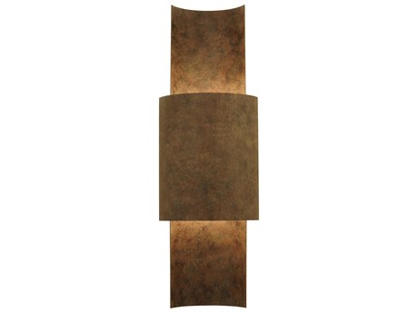 Meyda Contemporary 24" Tall 2-Light Brown Wall Sconce
