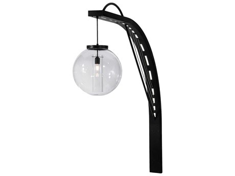 Meyda Bola 1-Light Black Glass LED Wall Sconce