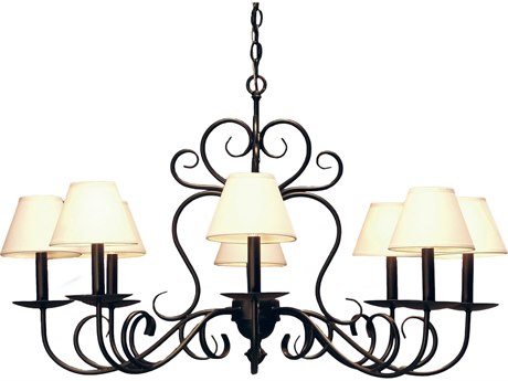 Meyda Corrina 8-Light Black Empire Chandelier