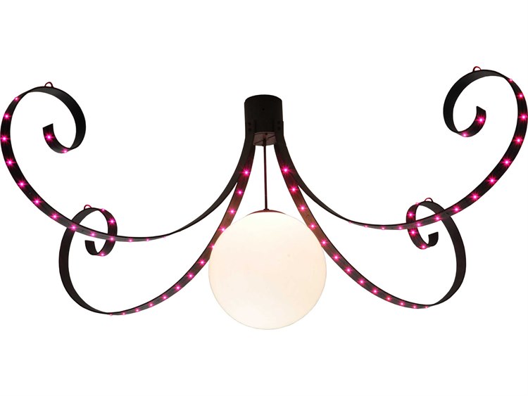 Meyda Deco 1-Light LED Globe Flush Mount