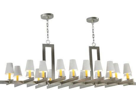 Meyda Dante 20-Light Nickel Candelabra Empire Chandelier