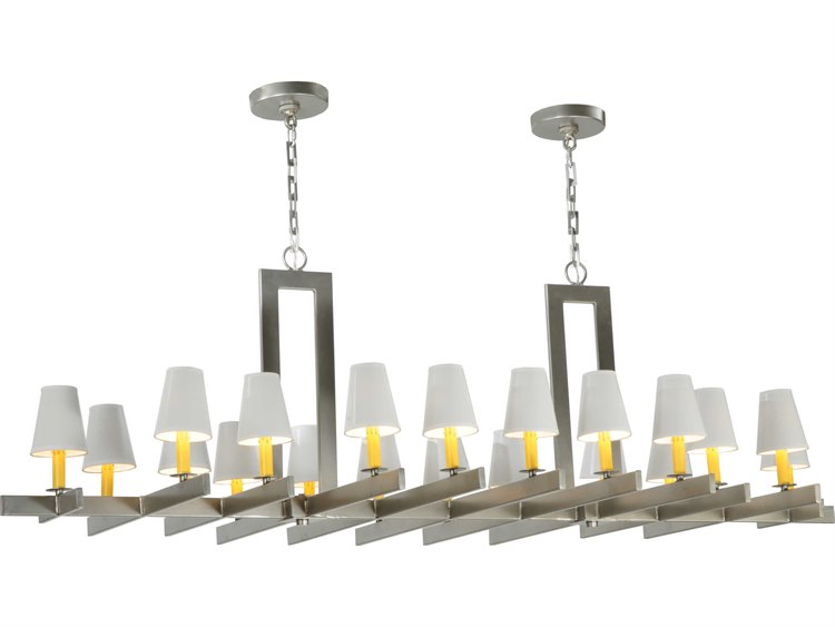Meyda Dante 20-Light Nickel Candelabra Empire Chandelier