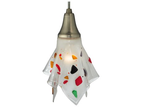 Meyda Metro Fusion 9" 1-Light Gray Mini Pendant