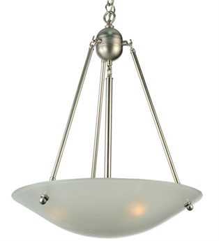 Meyda Metro Fusion 21" 3-Light Gray Bowl Pendant