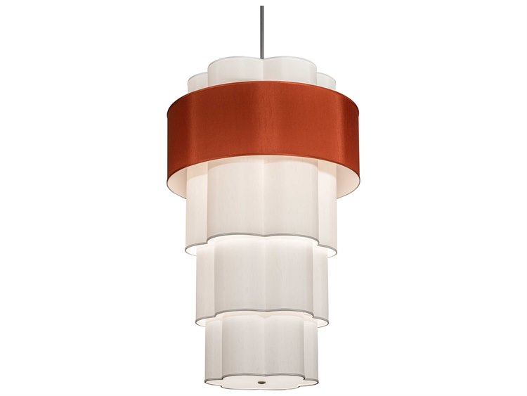 Meyda Deco 8-Light Gray Tiered Pendant