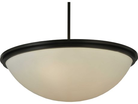 Meyda Deco 36" 6-Light Black Bowl Pendant