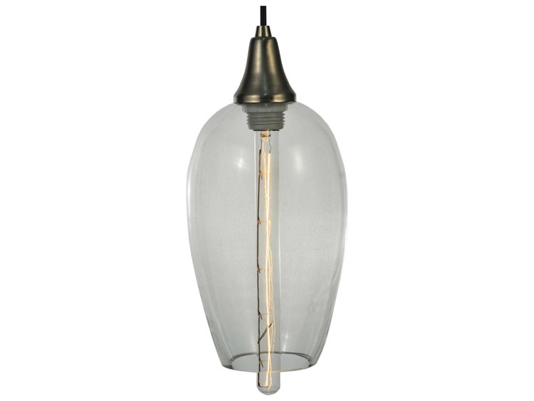 Meyda Metro Fusion 1-Light Black Bell Pendant