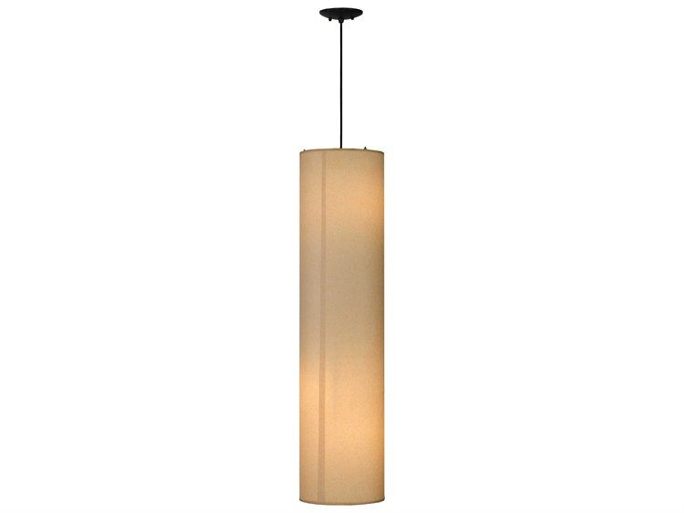 Meyda Deco 3-Light Black Cylinder Pendant