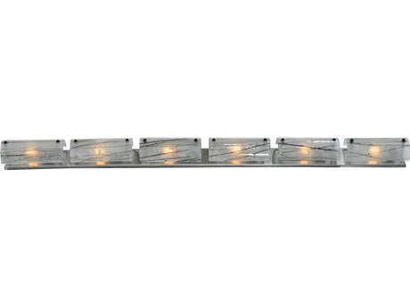 Meyda Metro Fusion 5" Wide 6-Light Gray Vanity Light