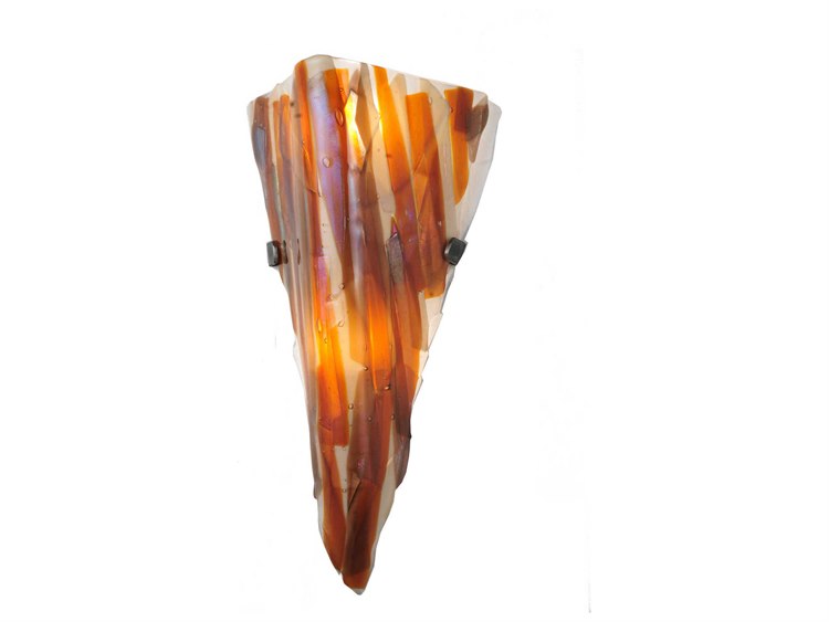 Meyda Metro Fusion 2-Light Brown Wall Sconce