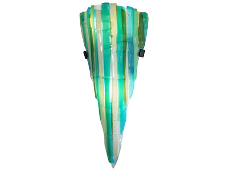 Meyda Metro Fusion 2-Light Green Wall Sconce