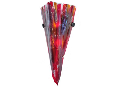 Meyda Metro Fusion 2-Light Red Wall Sconce