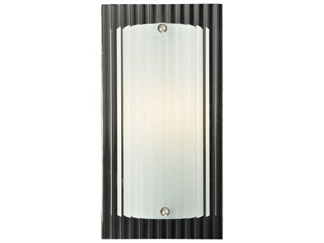 Meyda Deco 12" Tall 2-Light Nickel LED Wall Sconce